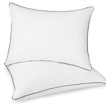 Airensky Goose Down Pillows,15% Goose Down 85% Goose Feather Pillow Set, 100% Cotton, Standard Size(20 x 26 in), 2 Pack