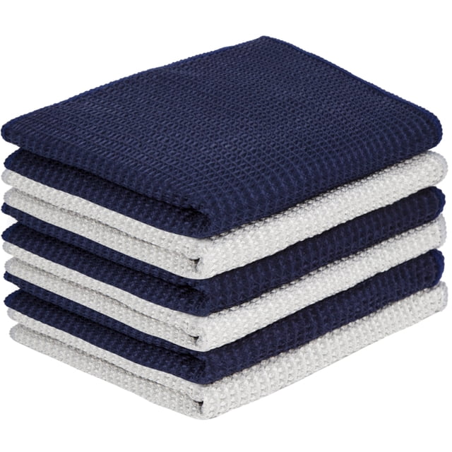 Kitchen Rag Towel Airensky Kitchen Dish Towels, 6-Pack Waffle Weave Soft Kitchen Dish ...