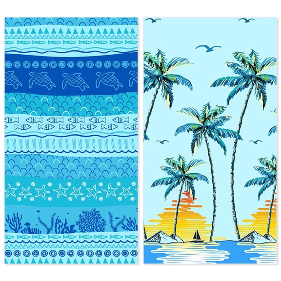 Airensky Sea World Microfiber Beach Towels, 2 Count