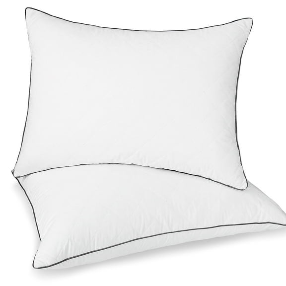 Airensky Soft King Down Bed Pillows - Multi-Angle Sleep (2 Count)