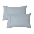 thumbnail image 1 of Aireolux 800 Thread Count 100% Cotton Supima, Wrinkle Resistant, Soft & Cozy, Sateen Pillowcases Standard Light Blue, 1 of 8