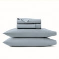 thumbnail image 1 of Aireolux 800 Thread Count 100% Cotton Supima, Wrinkle Resistant, Soft & Cozy, Sateen Sheet Set Full Light Blue, 1 of 9
