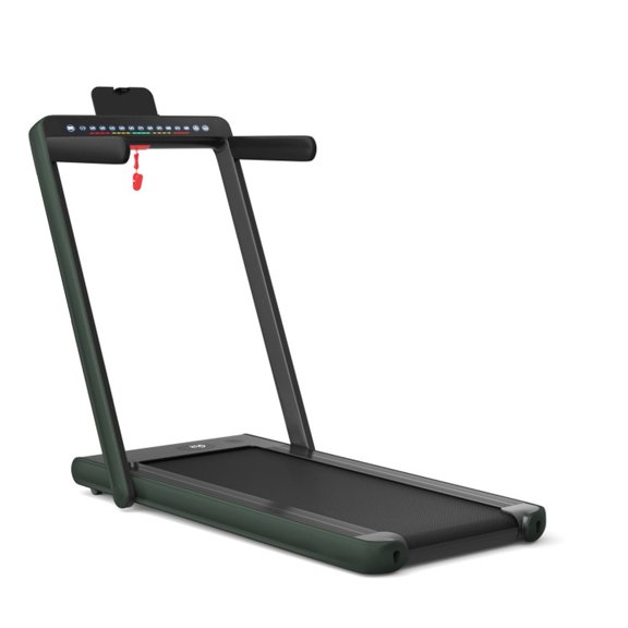 Airfind 2-in-1 Walk-to-Run Folding Treadmill & Audio Console, Green