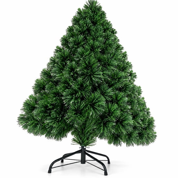 Airfind 3' / 4' / 5' / 6' Fiber Optic Artificial PVC Christmas Tree-4 ...
