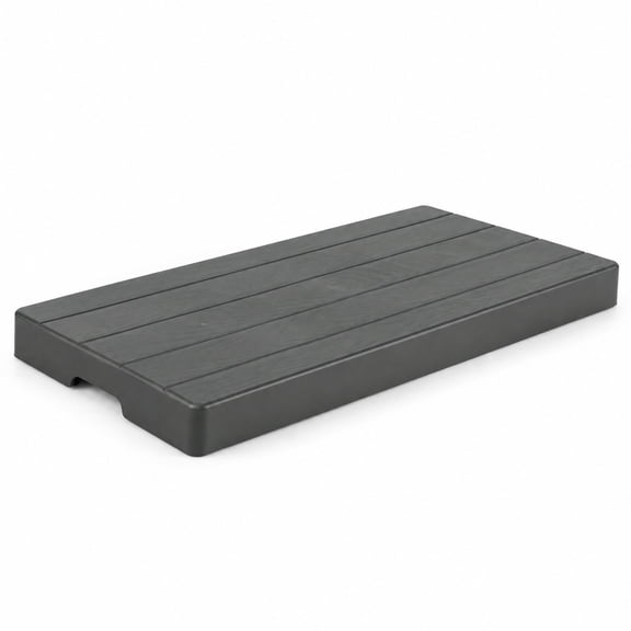 Airfind 38" x 18" x 3" Mini Split Condenser Pad for Ductless Heat Pump HVAC Systems, 1000 lbs Capacity, PP Fiberglass Frame, Gray