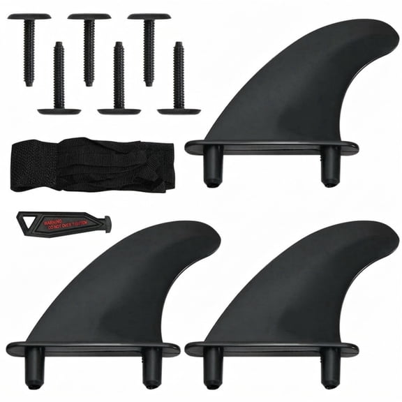 Airfind 6FT Red Foam Surfboard for beginners and adults and kids with 3 detachable thruster fins and EPS core plus HDPE slick bottom leash and pad