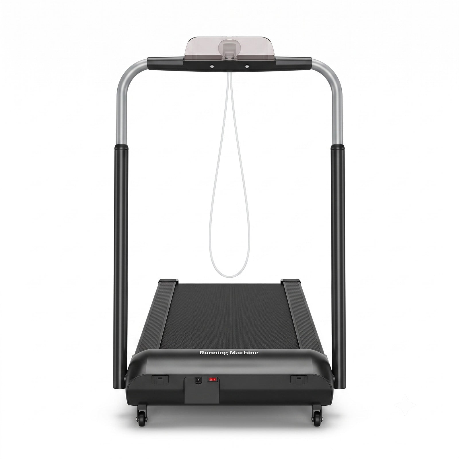 Airfind Compact Folding Treadmill with 3.0HP Motor, Touch Screen APP Control, 5-Layer Running Belt, Portable Home Office Electric Walking Running Machine, 265, Black