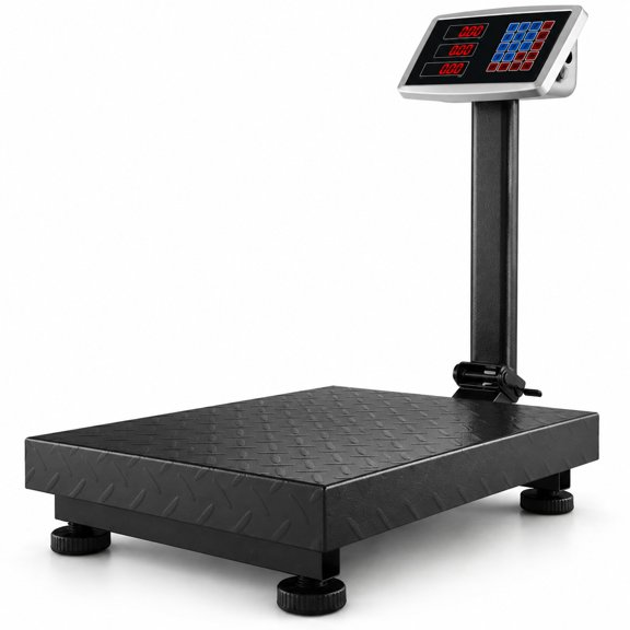 Airfind Computing Digital Platform Scale with Price Calculator, 660LBS Capacity, Metal Frame, 25.5" x 15.5" x 32.5" Footprint, Silver