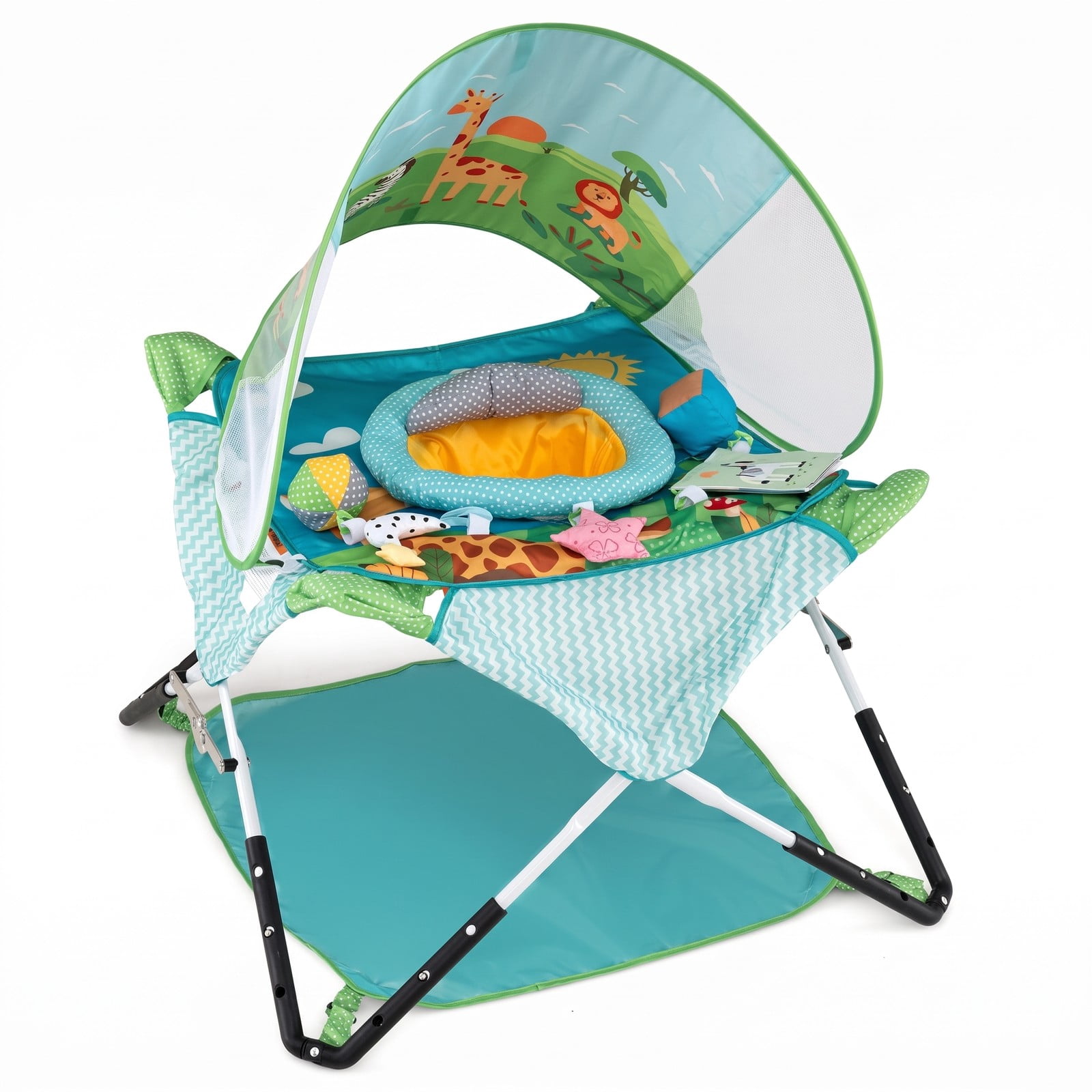 Airfind Foldable Portable Baby Jumper Indoor/Outdoor Infant Activity ...