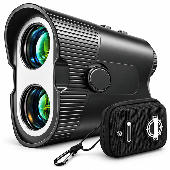 Airfind Golf Rangefinder with Slope, 1200 Yards Laser Range Finder for Golf and Hunting with 7X Magnification, Flag Lock Vibration and Rechargeable Magnetic Mount