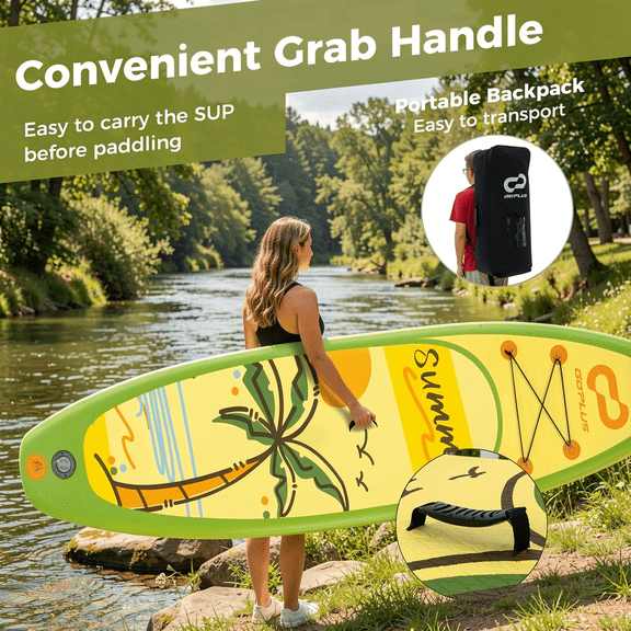 Airfind Inflatable Paddle Board with 3 Fins and SUP Kit-L