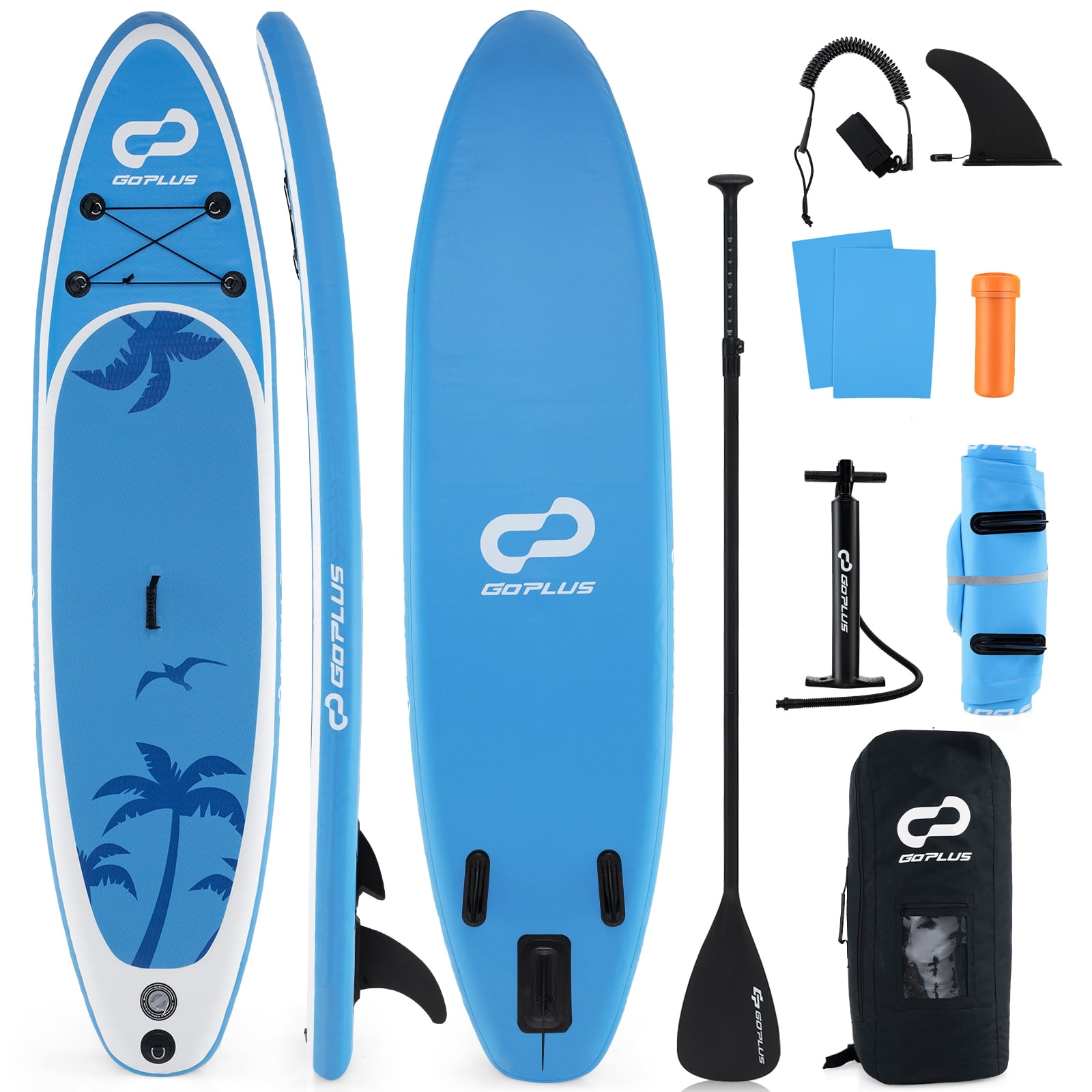 Airfind Inflatable Stand Up Paddle Board with Accessories-L