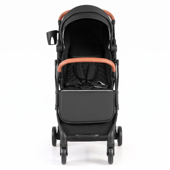Airfind Lightweight Baby Stroller Compact Travel Stroller with One-Hand Folding, 33 lbs Capacity, Aluminum Frame, for 0-3 years old, Black