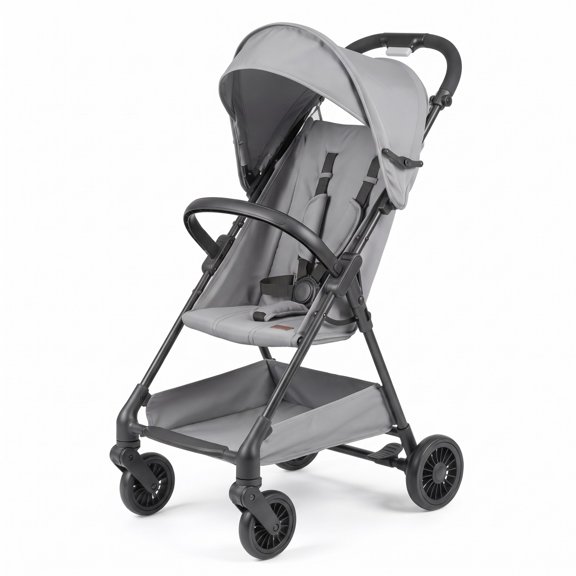 Airfind Lightweight Travel Stroller with Canopy and Under-Seat Basket for Baby and Toddler, 40 lbs Capacity, Oxford Fabric Frame, for 6-36 months