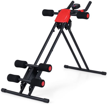 Airfind Multifunctional Weight Bench for Home Gym with 3-Position Adjustable Back and Leg Developer and Safety Hooks and Foam Rollers for Strength Training, Black