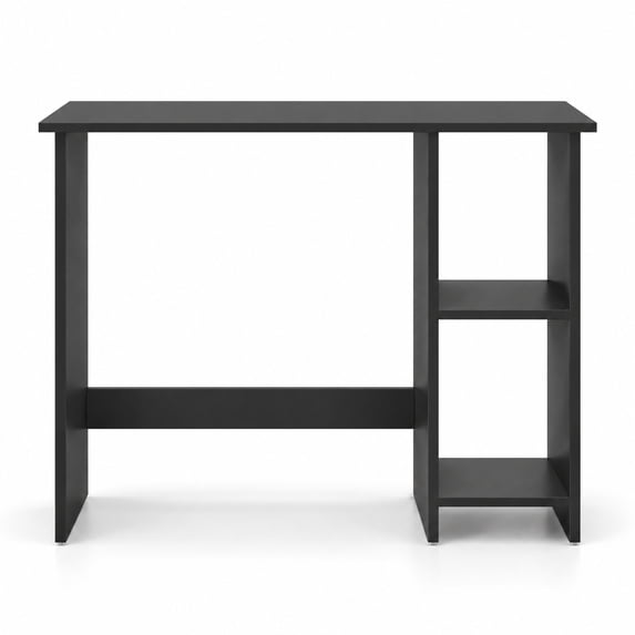 Small Industrial Computer Table AIRFIND Small Computer Desk with Storage, Modern Writing Table with 3 ...
