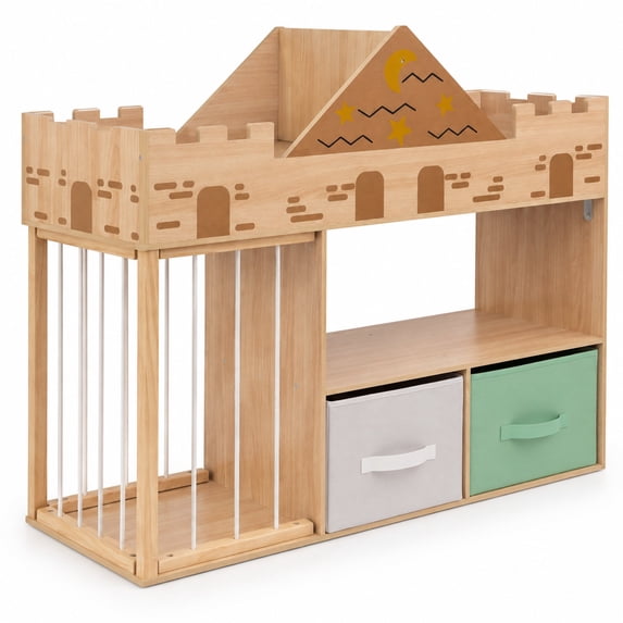 Airfind Toy Storage Organizer with Stuffed Animal Storage and Open ...