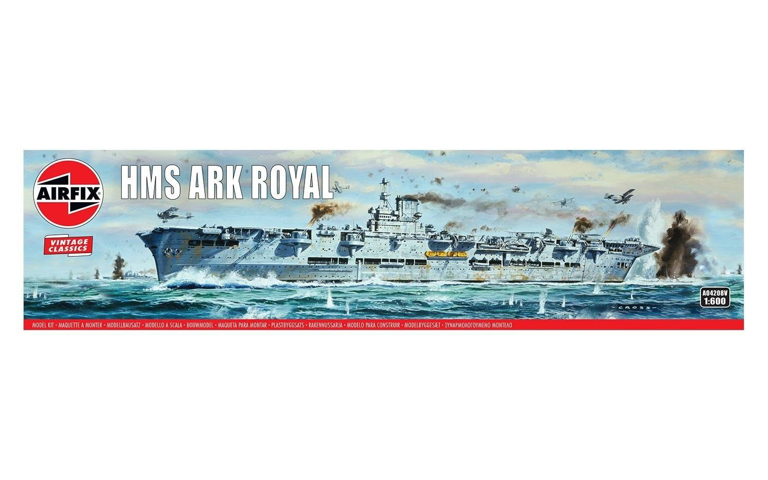 Airfix 04208V British Aircraft Carrier Ark Royal 1 600 Scale
