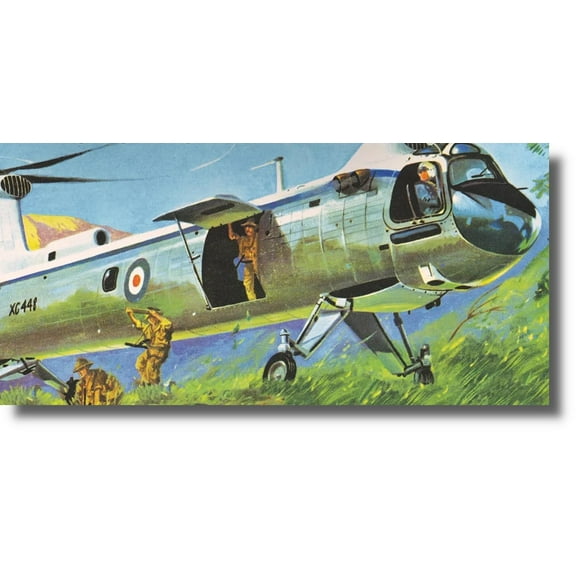 Level 2 Model Kit Bristol 192 Belvedere Helicopter with 2 Scheme Options 1/72 Plastic Model Kit by Airfix