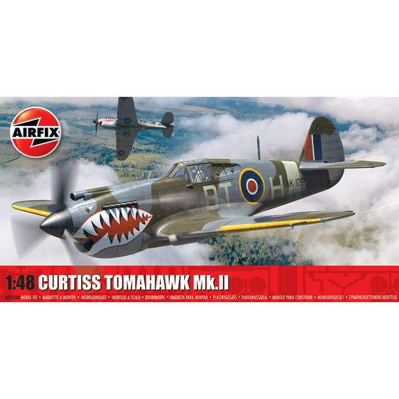 Airfix A05133A Curtiss Tomahawk Mk II 1/48 Scale Plastic Model Kit