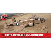 Level 3 Model Kit North American B-25C/D Mitchell Bomber Aircraft with 2 Scheme Options 1/72 Plastic Model Kit by Airfix