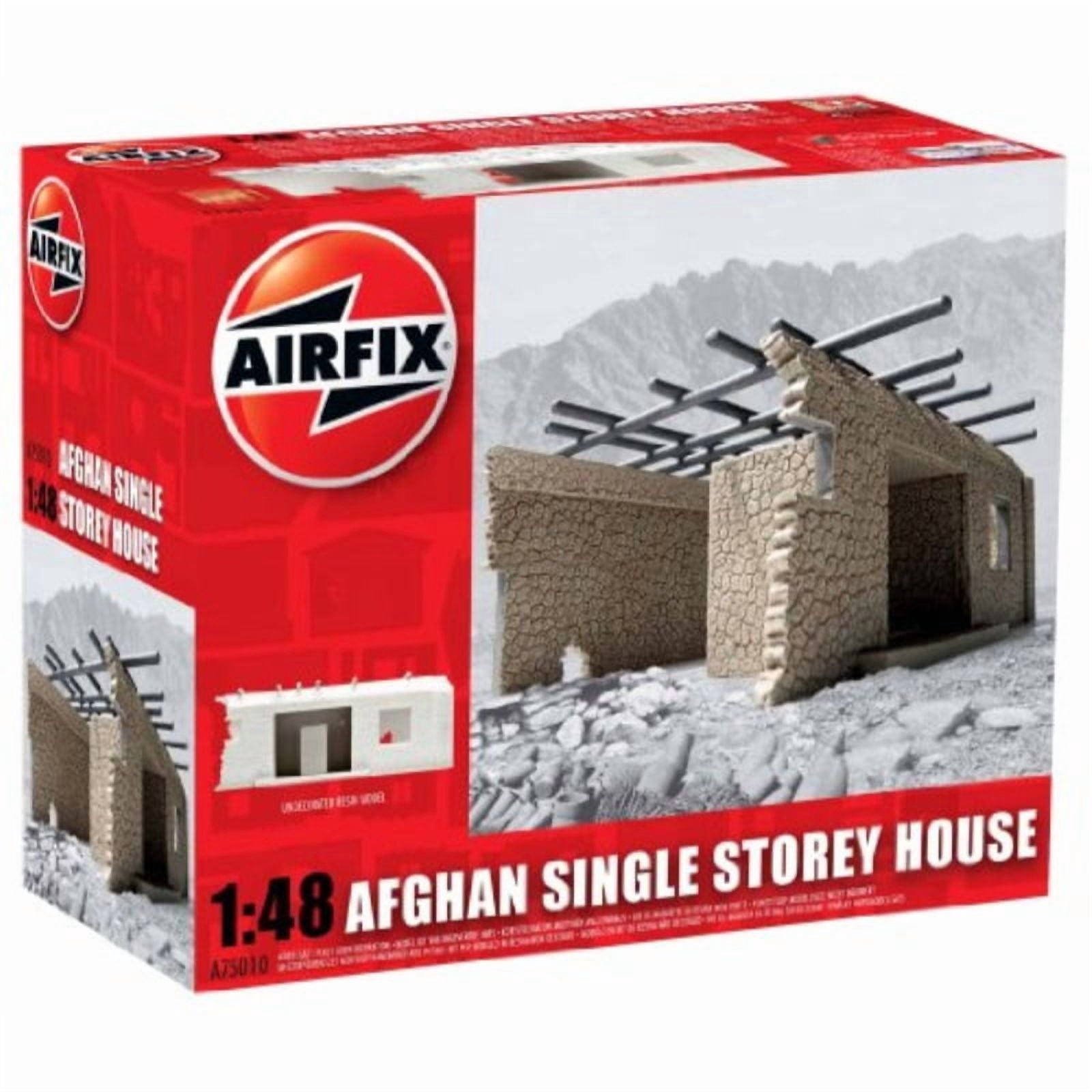 airfix a75010 afghan single storey house model building kit, 1:48 scale