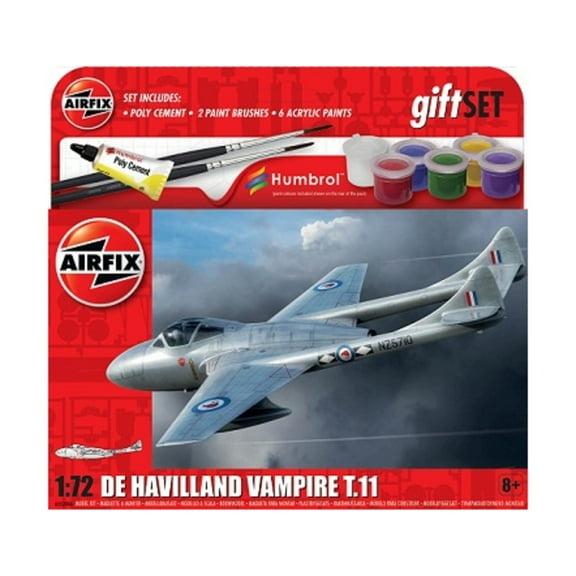Airfix De Havilland Vampire T.11 Gift Set New