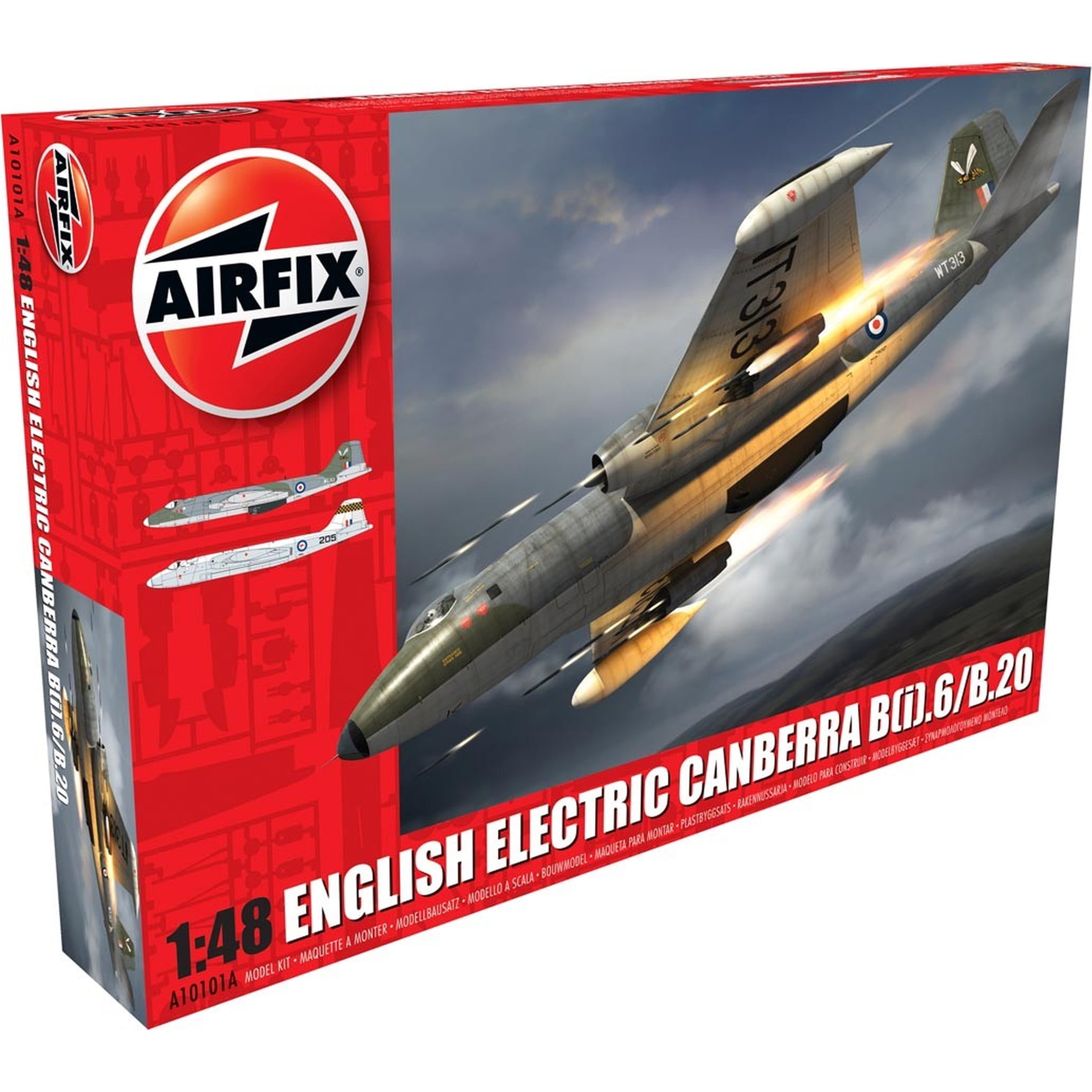 Airfix English Electric Canberra B2/B20 1:48 Military Plastic Model Kit