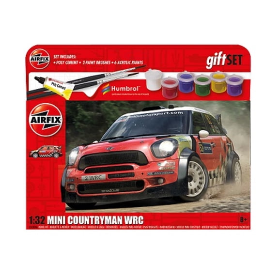 Airfix Mini Countryman WRC Gift Set New