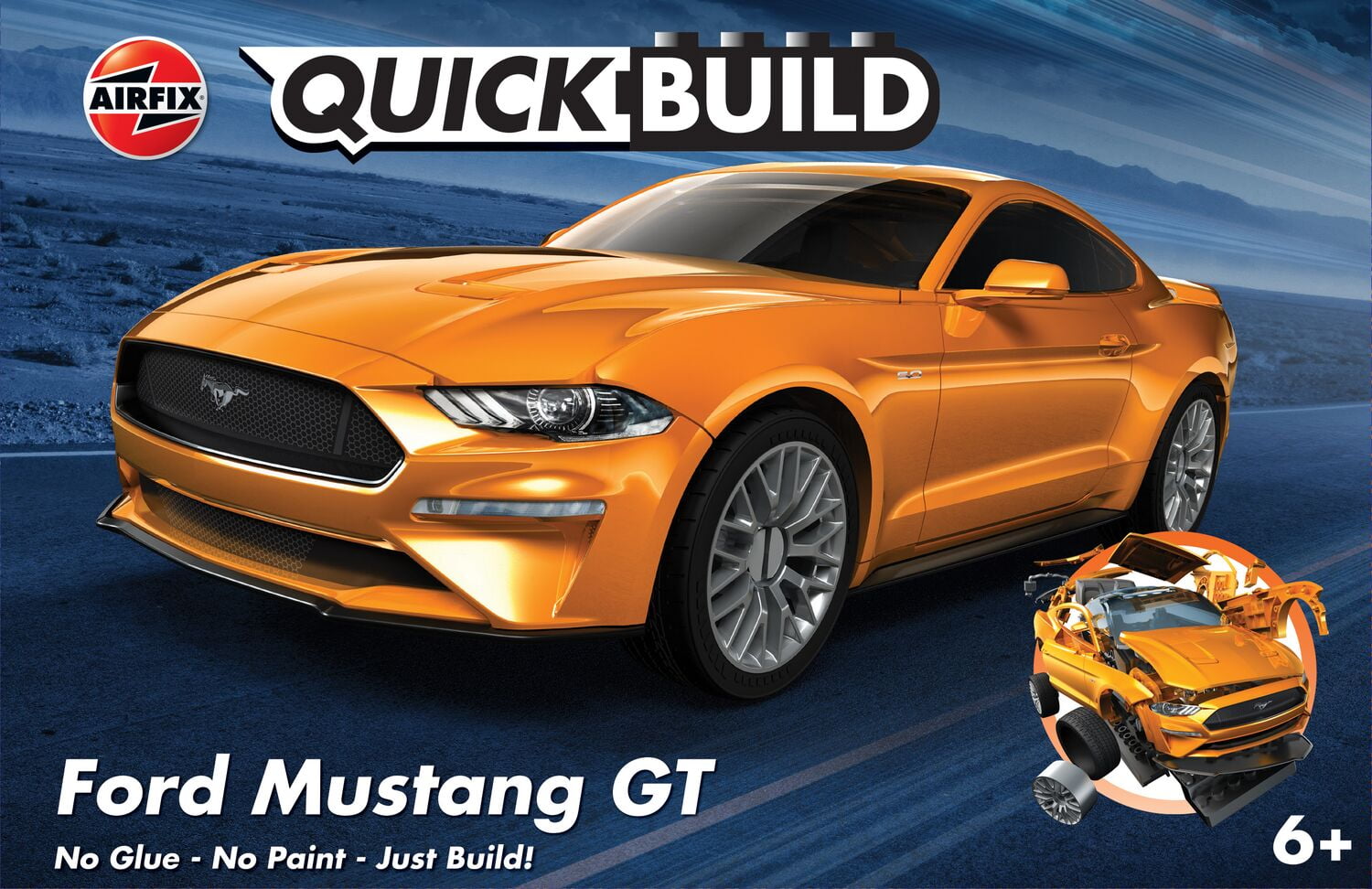 Airfix QUICKBUILD Ford Mustang GT Snap Together Model Kit