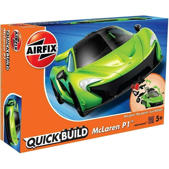 Airfix Quickbuild Snap Together McLaren P1 Model Kit for Adults Hobby ...