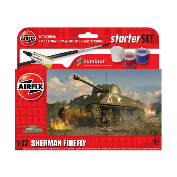 Airfix Sherman Firefly - Small Starter Set New