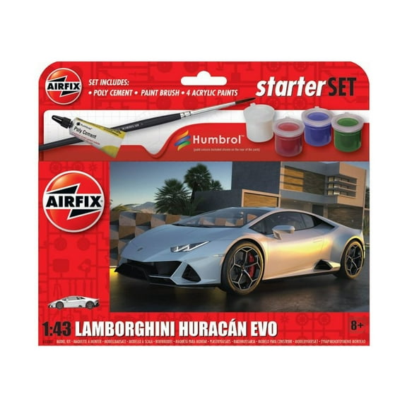 Airfix Starter Set - Lamborghini Huracan Evo (1/43) New
