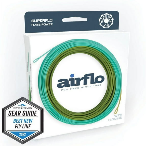 Airflo Superflo Ridge 2.0 Flats Power Taper Fly Lines - WF10F