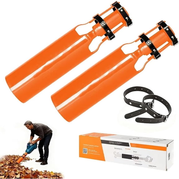 Airflow Amplifier for Leaf Blowers, Leaf Blower Air Booster, Universal Airflow Amplifier Attachment for 2–4 Inch Nozzles, Boosts Blowing Power, Durable Lightweight Blower Power Enhancer(1pc)