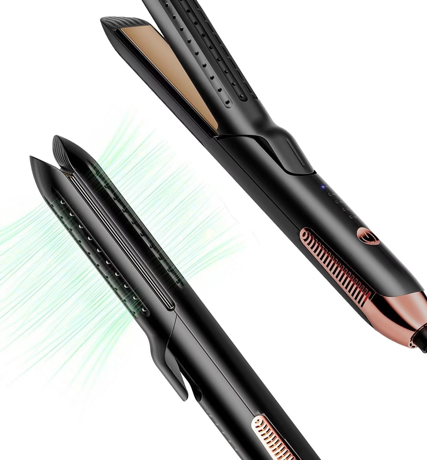 Airflow Styler Hair Straightener and Curler Ionic Flat Iron Curling
