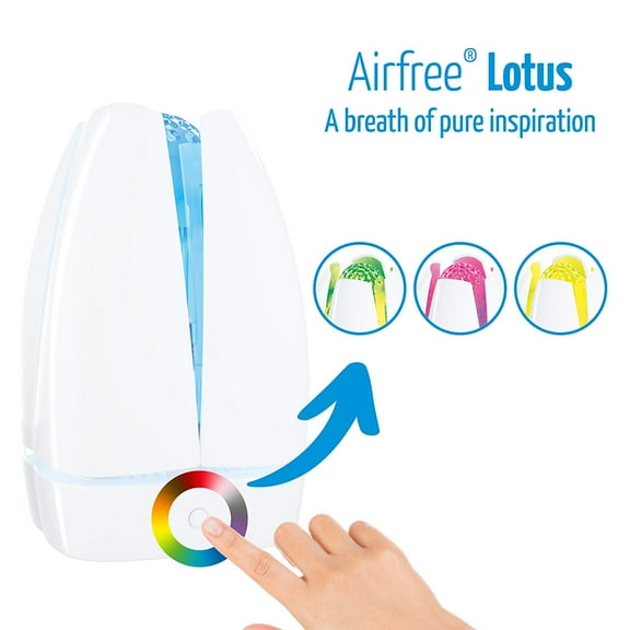 Airfree Lotus 650 Sq Ft Filterless Air Purifier, White