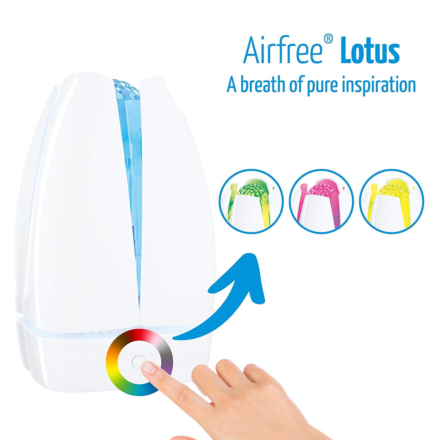 Airfree Lotus 650 Sq. ft. Filterless, Patented Thermodynamic TSS Air Purifier, White, Destroys Mold Sansujyuku sansujyuku.com
