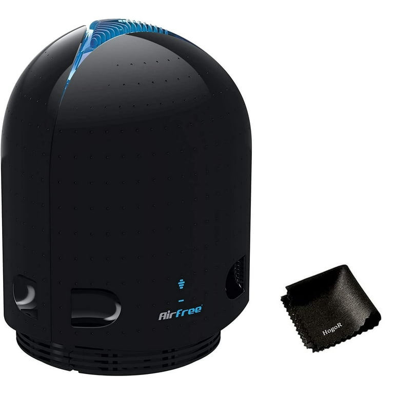 Airfree P3000 Filterless Silent Air Purifier Home Purifier Black with Lens Cleaning Cloth