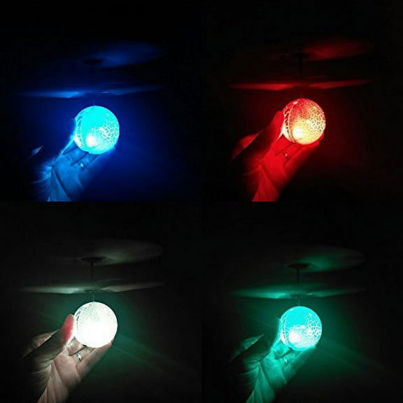 Airglow Lightning Drone Ball Heli Ball RC Flying Helicopter Built-in Bright LED 7 Colors Light Show