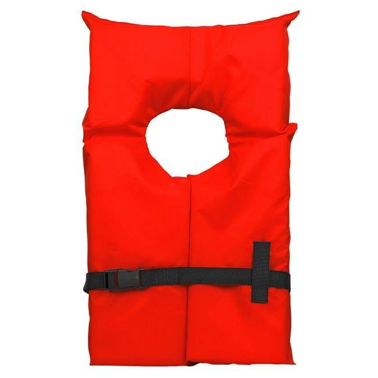 Airhead 2000003ARD Mens II Keyhole Life Vest, Red & Black