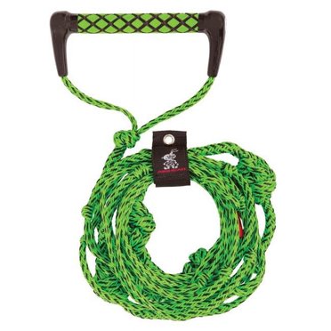 AIRHEAD Wakesurf Rope - 25ft Buoyant Sectional Rope With EVA Handle For Easy Wake Surfing