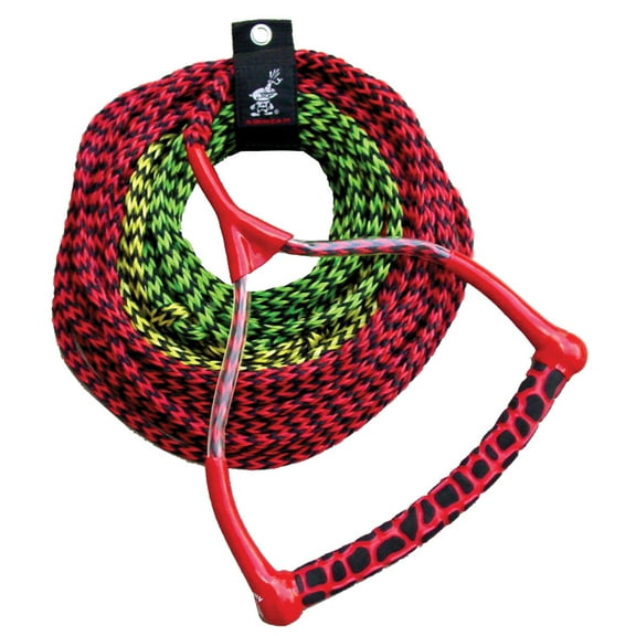 3-Section Water Ski Rope with Radius Handle and EVA Grip