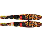 Airhead 54" Wide Body Combo Water Skis, Pair, Adjustable Bindings, Durable Composite Construction