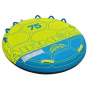 Airhead Comfort 75 Inch Deck Shell 3 Rider Inflatable Towable Boating Water Tube