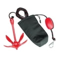 thumbnail image 1 of Kwik Tek A-2 Complete Folding Anchor System 4-Fluke Boat Personal Water Craft, 1 of 5