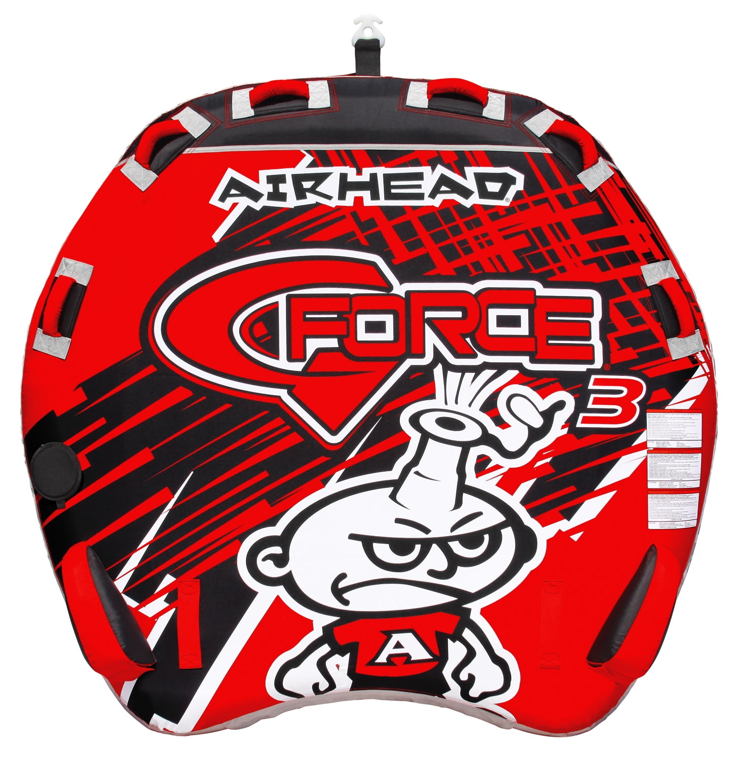 Airhead G-Force 3 Red and Black Inflatable Towable Tube