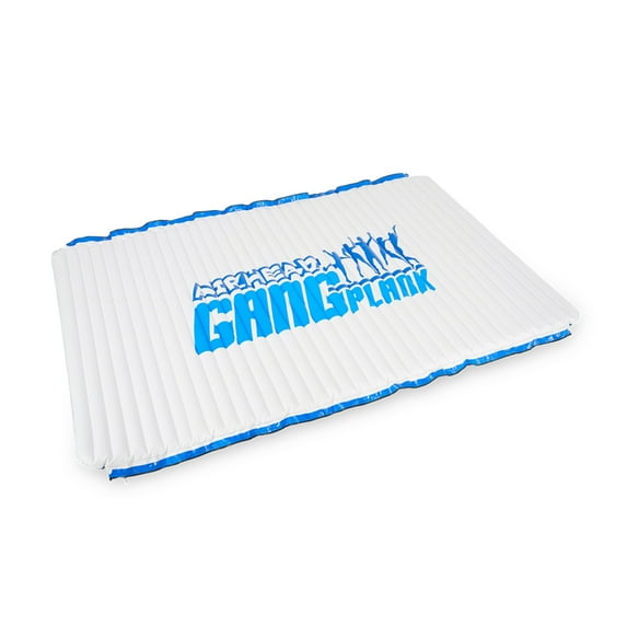 Airhead AHGP-6 Gang Plank Inflatable Island Water Floating Mat Platform, Blue