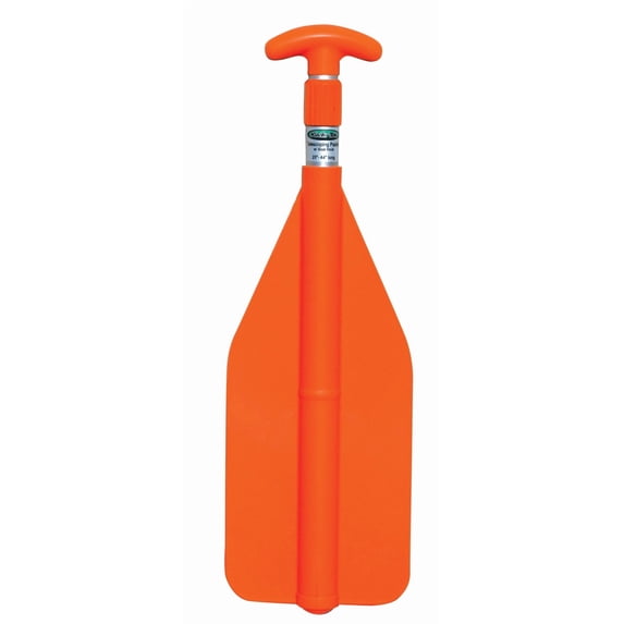 Airhead Easy Clean Lightweight Weather Resistant Watercraft Paddle, Orange, 20" - 40"