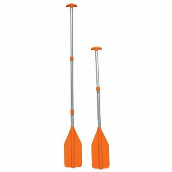 Airhead Easy Clean Lightweight Weather Resistant Watercraft Paddle, Orange, 20" - 40"